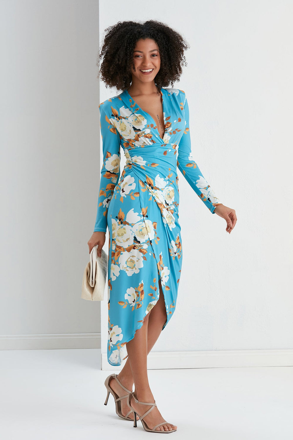 Forever Wrap Midi Dress - jqwholesale.com