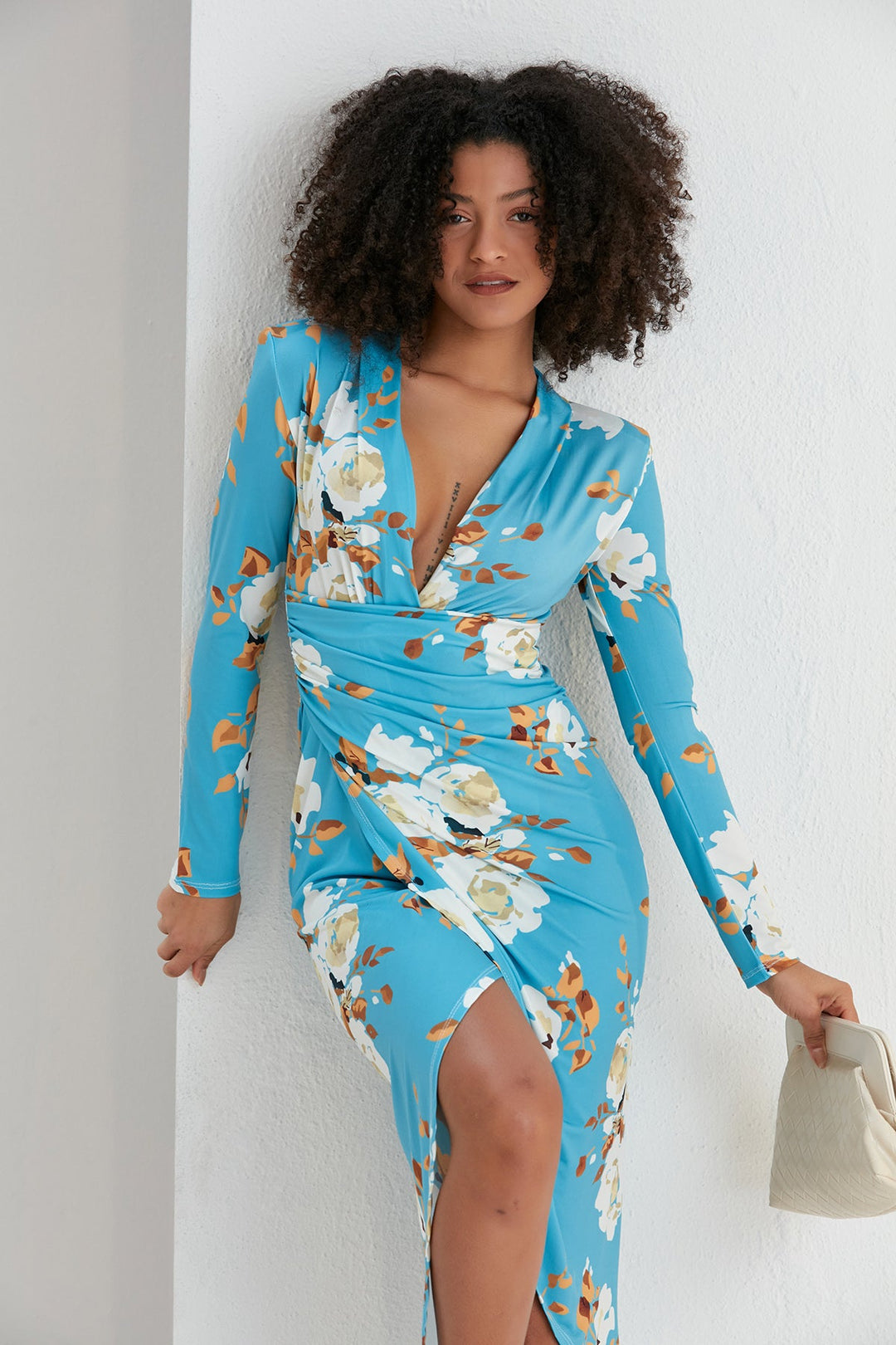 Forever Wrap Midi Dress - jqwholesale.com