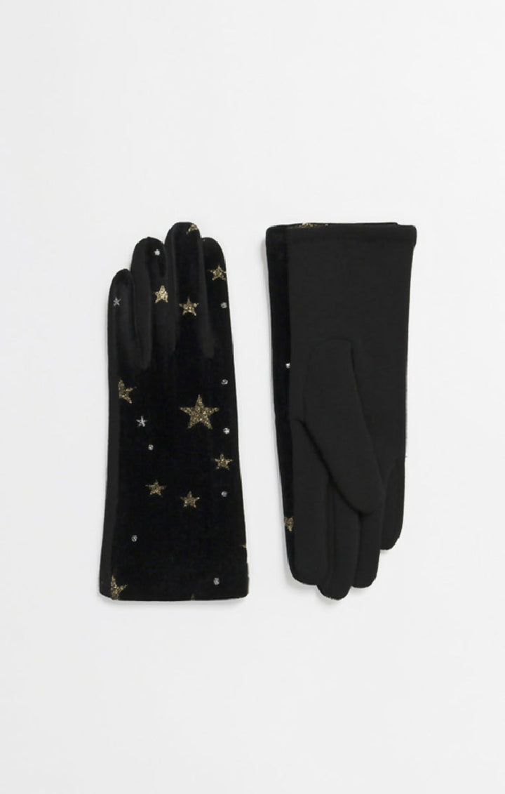 Etoile Gloves - Black/Silver