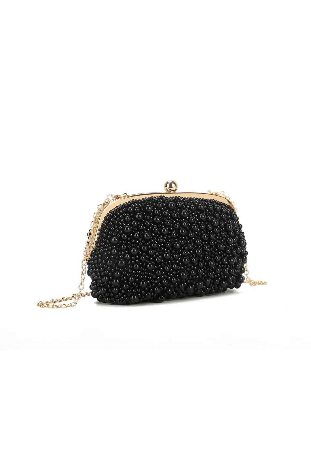 Black Pearl Clutch Bag - jqwholesale.com