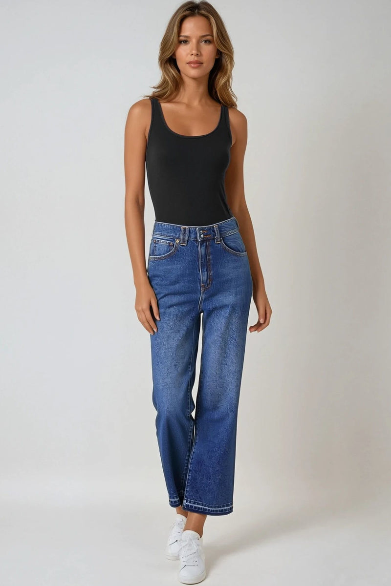 Black Cotton Vest Top - jqwholesale.com