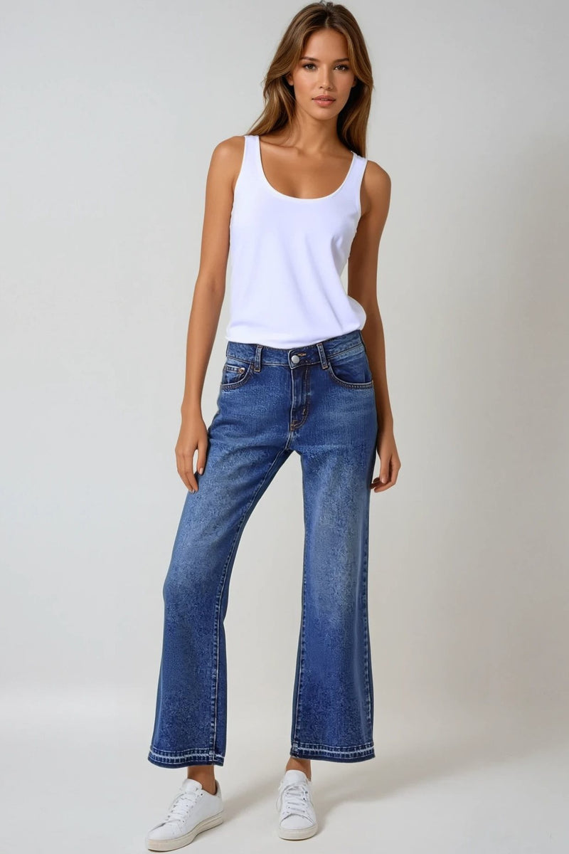 White Cotton Vest Top - jqwholesale.com