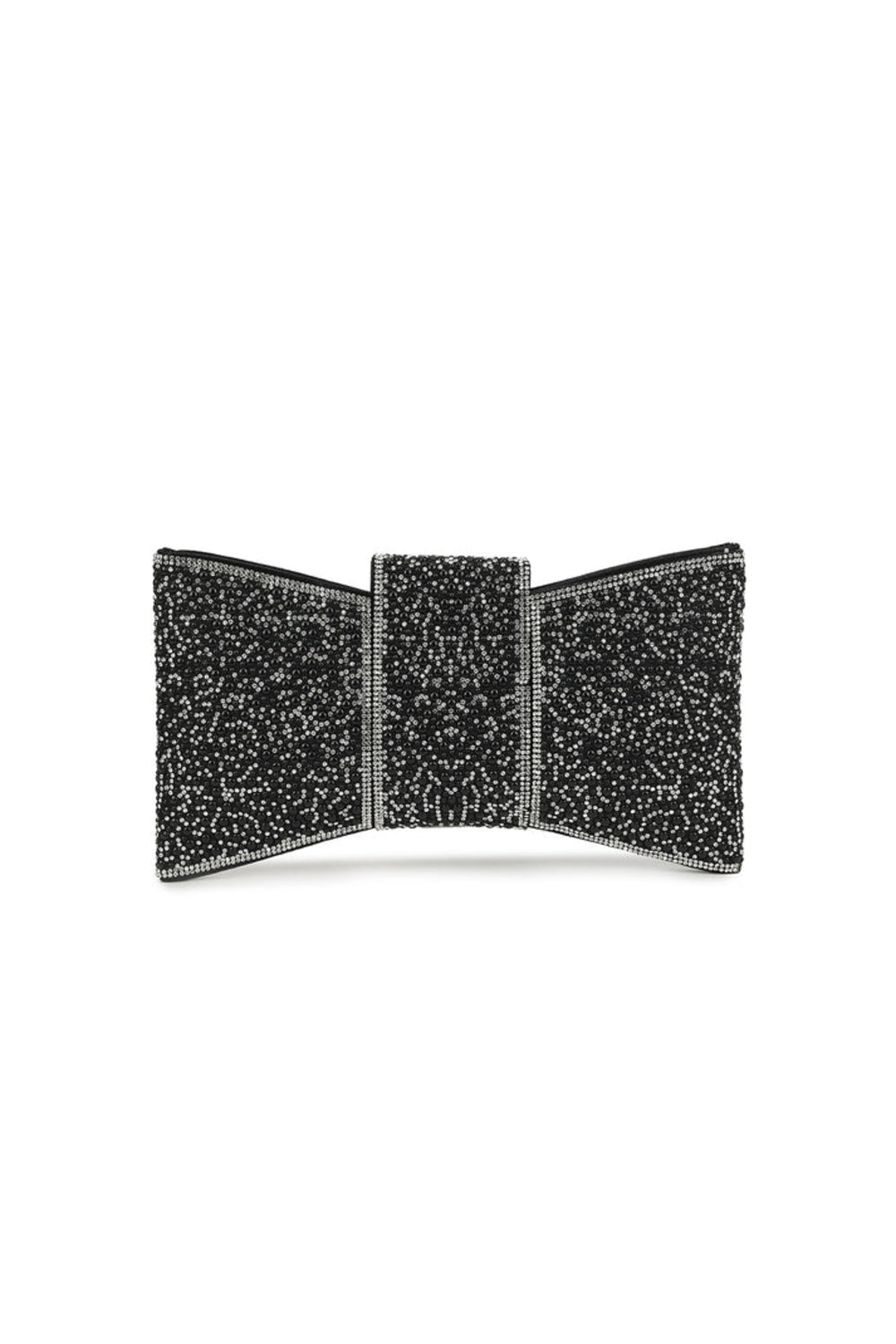 Black Pearl Bow Clutch Bag - jqwholesale.com