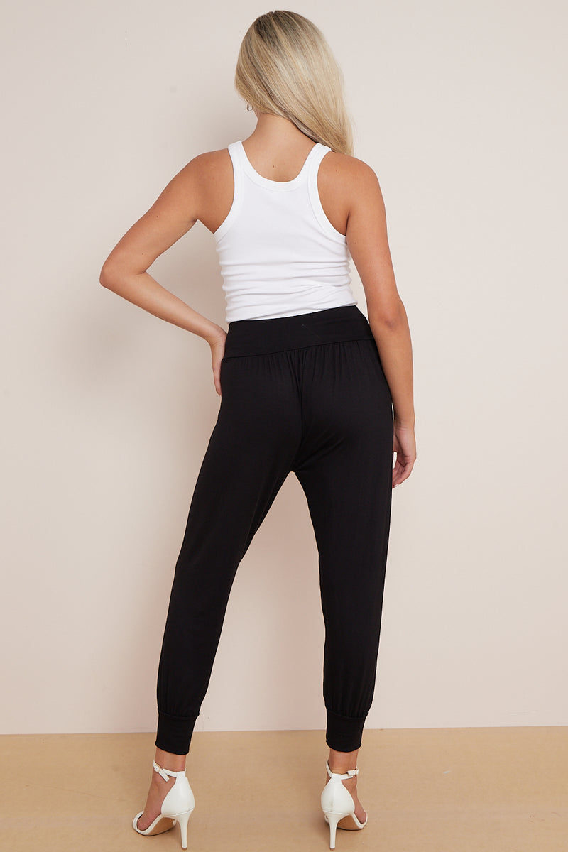 Black Harem Pants