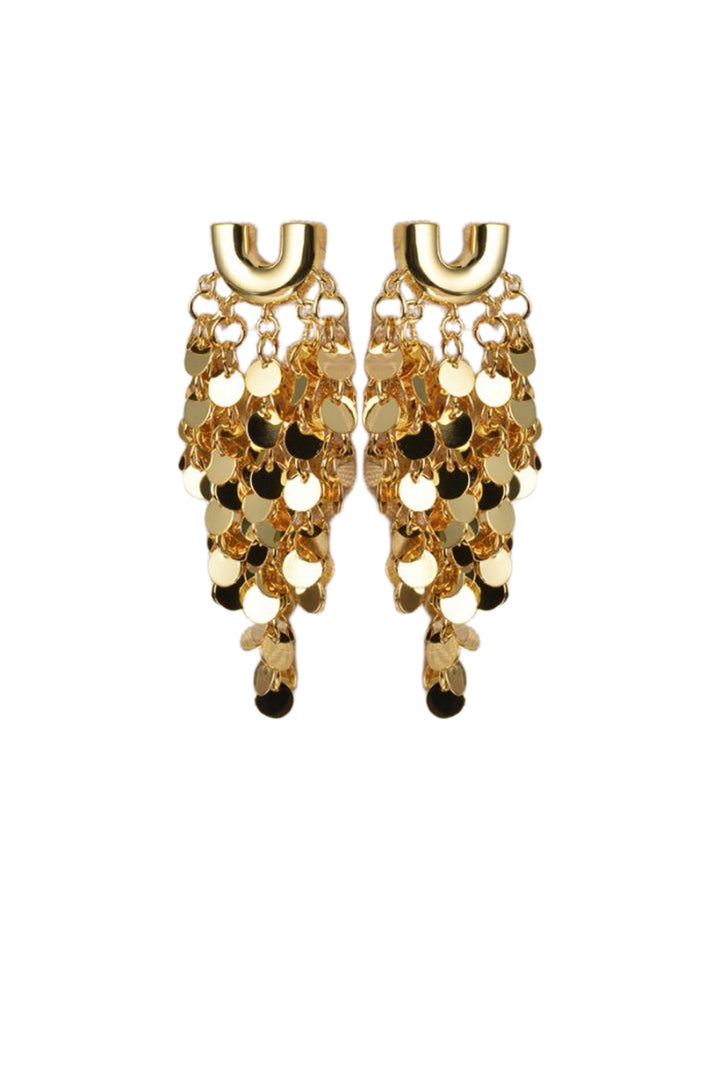Gold Tassel Earrings - jqwholesale.com