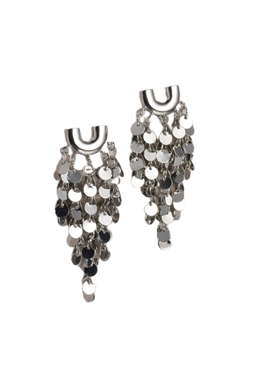 Silver Tassel Earrings - jqwholesale.com
