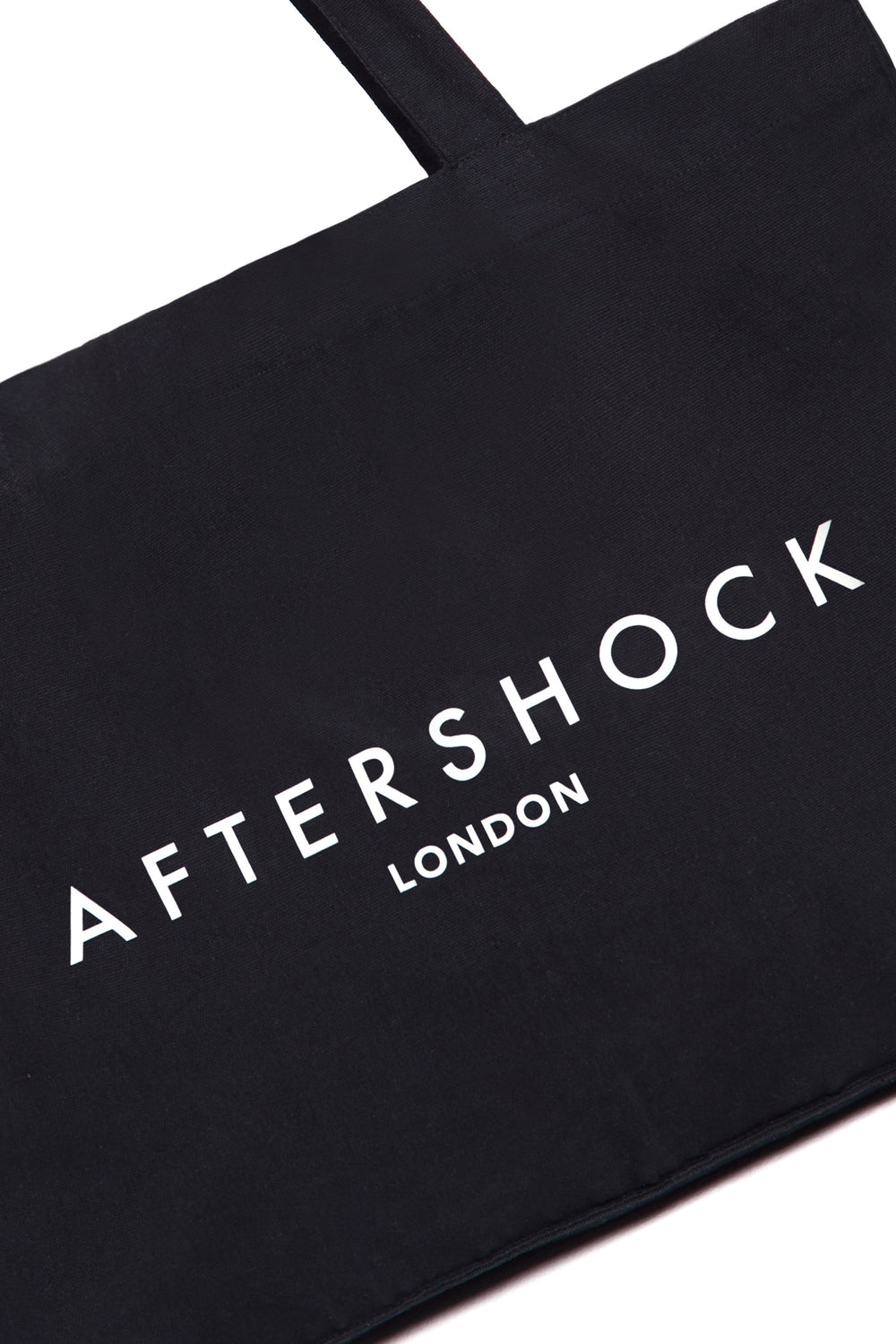 Black Logo Canvas Tote Bag - jqwholesale.com