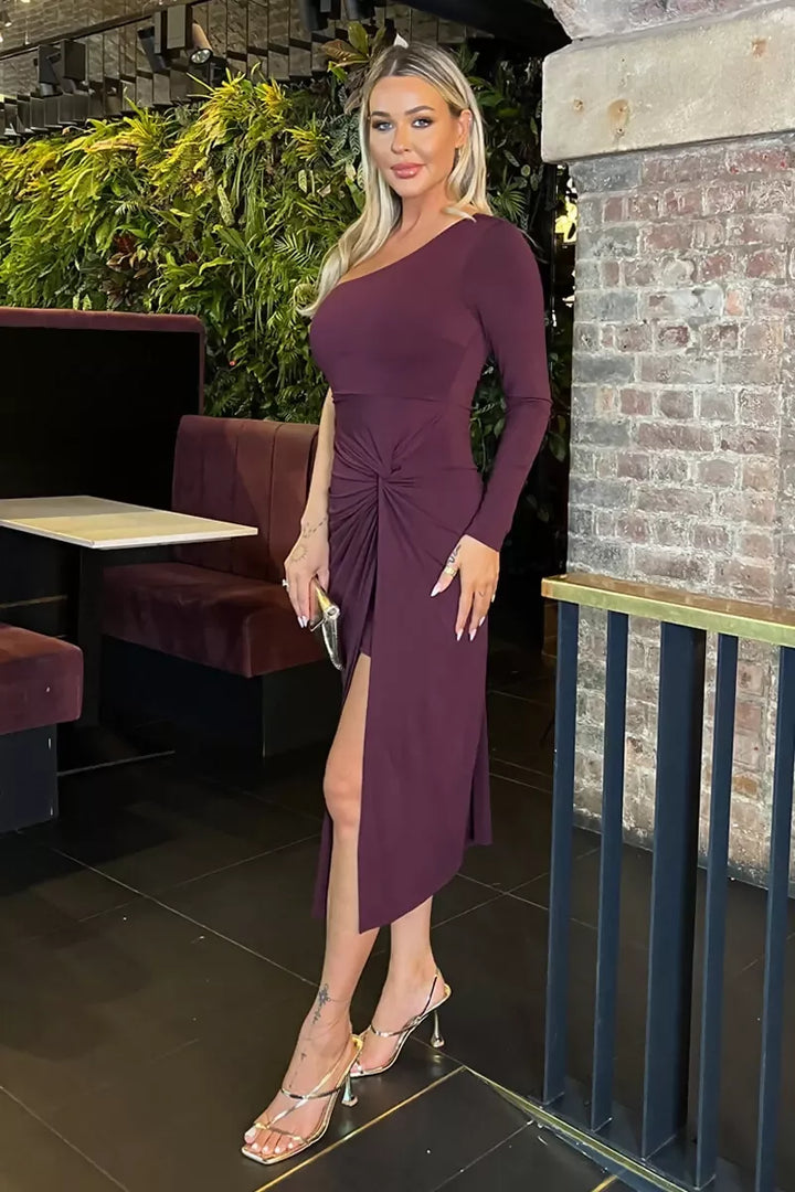 1753102902_Dark-Plum-One-Sleeve-Knot-Skirt-Midi-Dress-4_800x