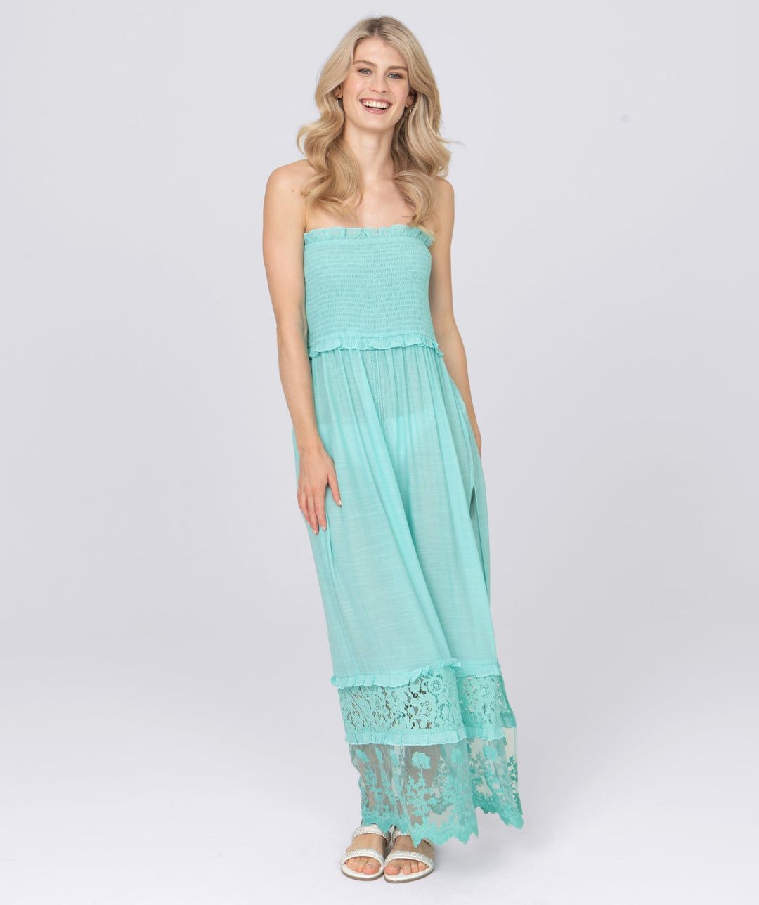 Cadiz Dress - Aquamarine - jqwholesale.com