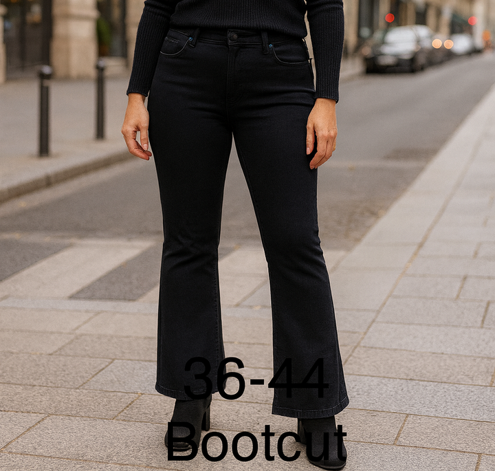 Black Bootcut Voggo Jeans (10P.PACK)