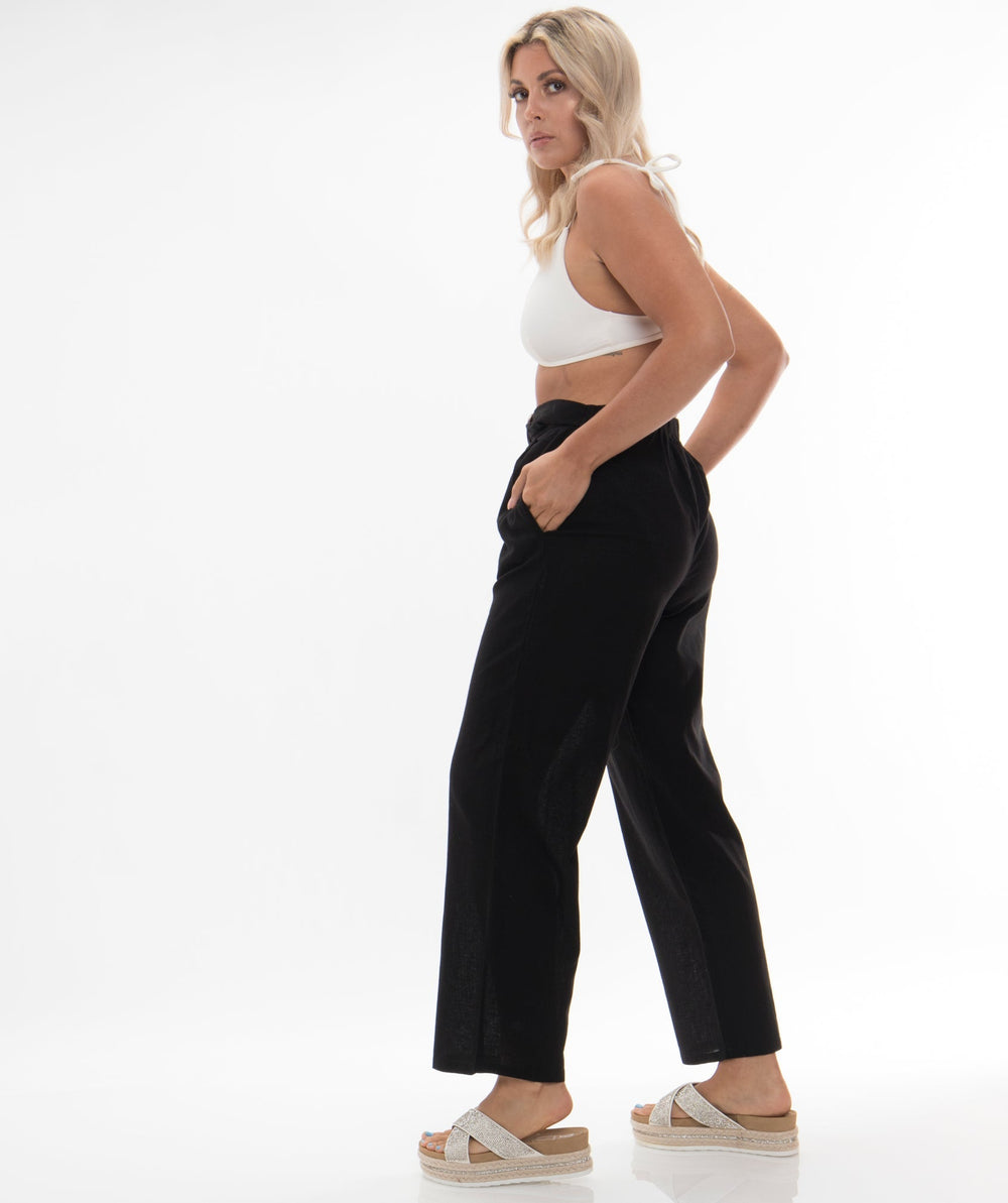 Dune Trousers - Black - jqwholesale.com