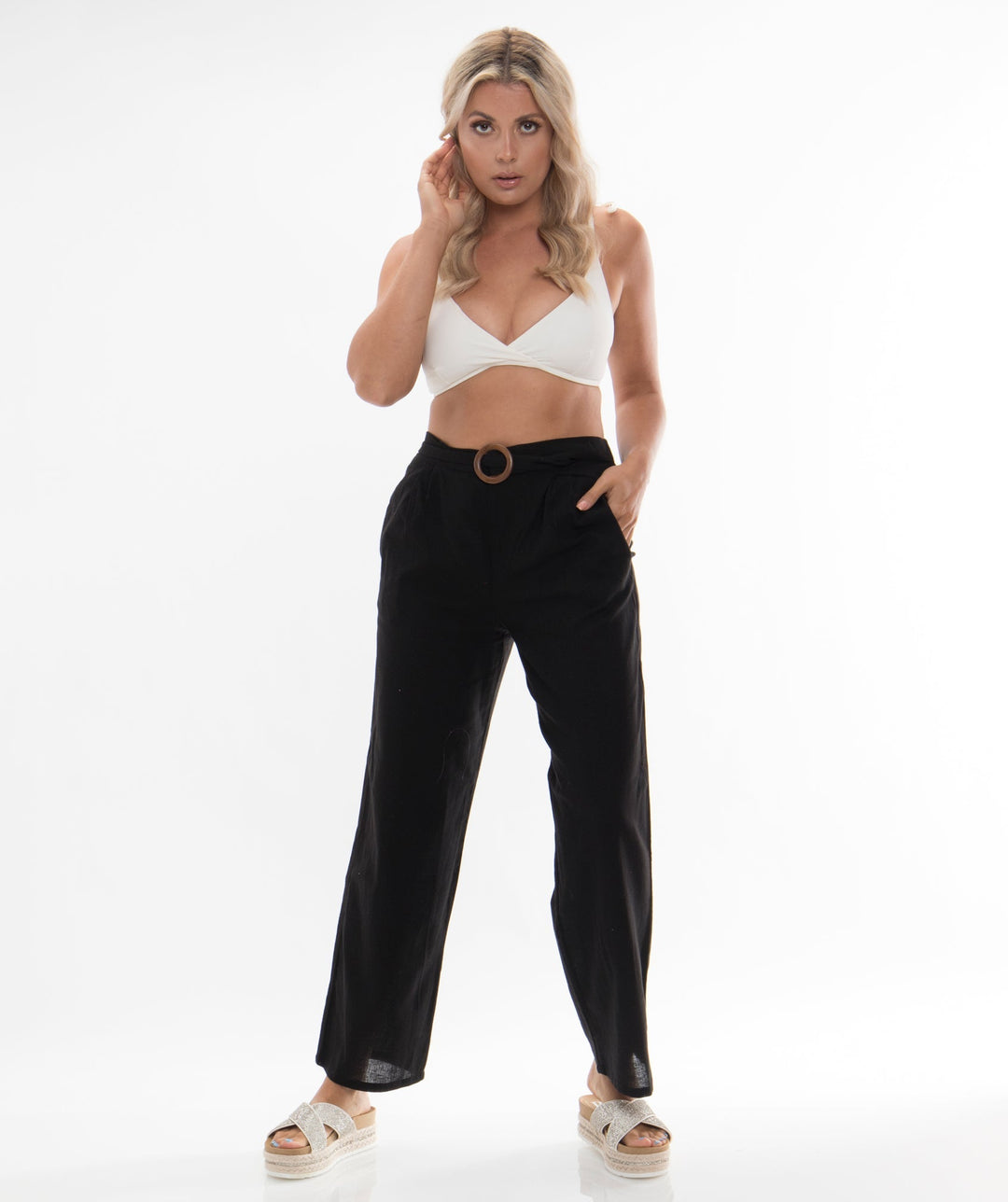 Dune Trousers - Black - jqwholesale.com