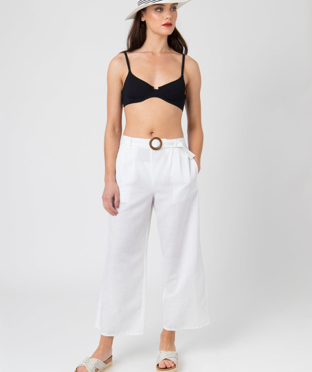 Dune Trousers - White - jqwholesale.com