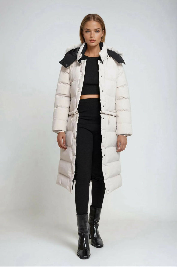 Longline Hooded Puffer Coat