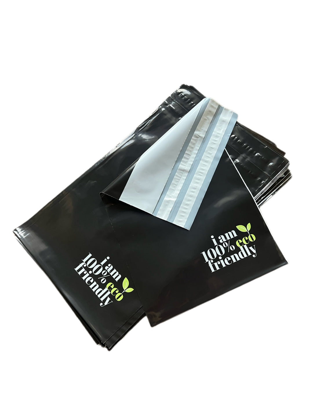 Biodegradable Mailing Bags 100% with Double Peel & Seal Tape, Eco Friendly Postage & Packaging Bags, 30 cm x 40 cm + 7 cm