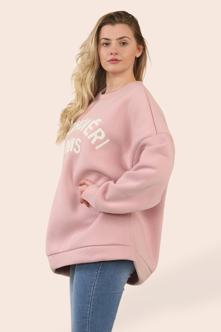 Mon Cheri Paris Cotton Sweat Top - jqwholesale.com