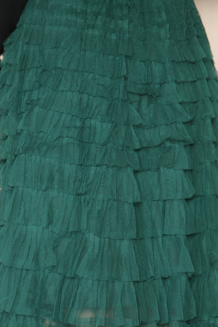 (2P. PACK) Tulle Frill Layered Mesh Skirt - jqwholesale.com