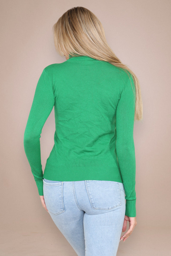 (2P. PACK) Classic Polo Neck Knit Sweater - jqwholesale.com