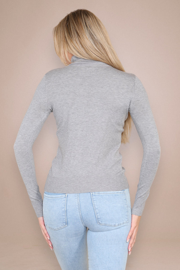 (2P. PACK) Classic Polo Neck Knit Sweater - jqwholesale.com