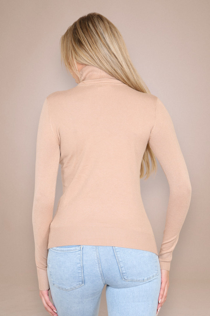 (2P. PACK) Classic Polo Neck Knit Sweater - jqwholesale.com