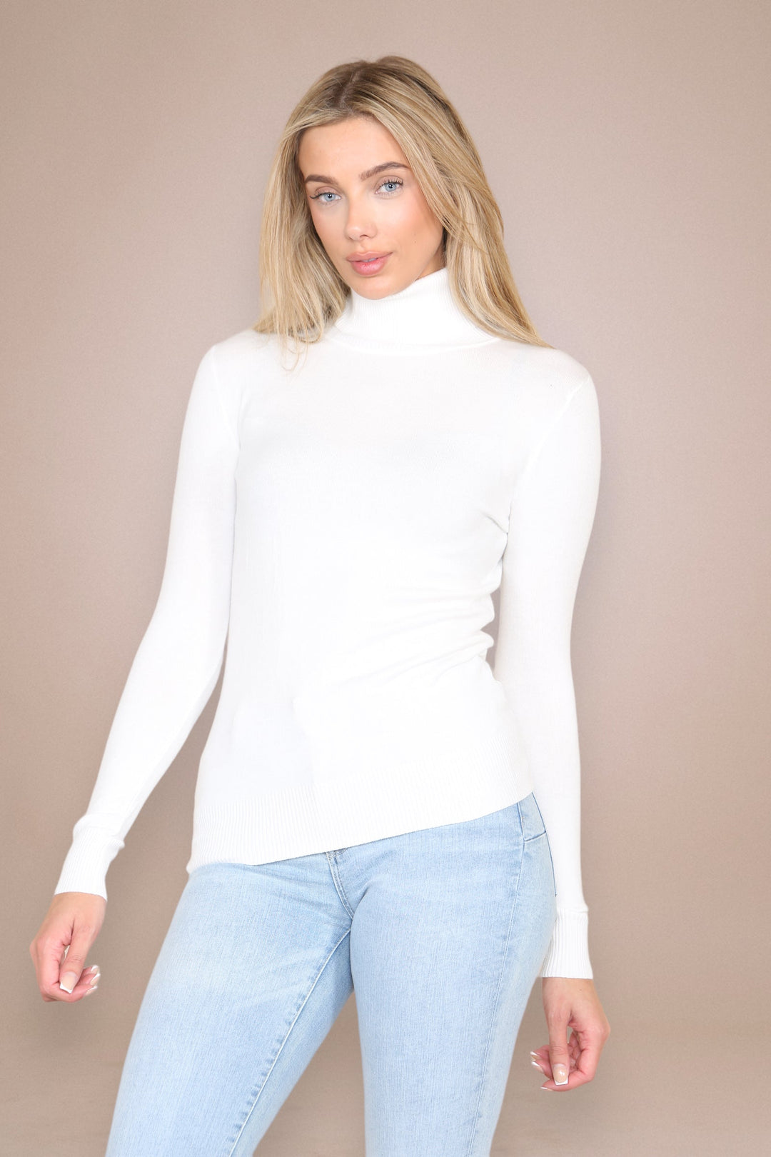 (2P. PACK) Classic Polo Neck Knit Sweater - jqwholesale.com