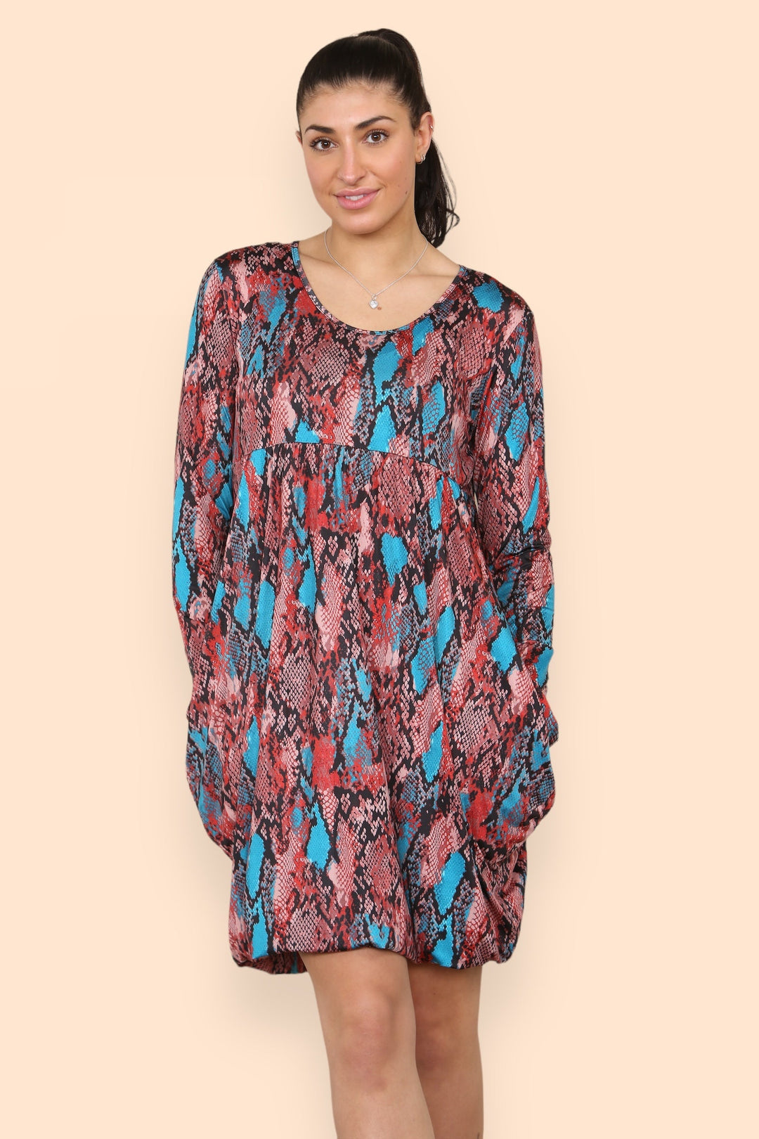 KM Reptile Print Magic Dress - jqwholesale.com