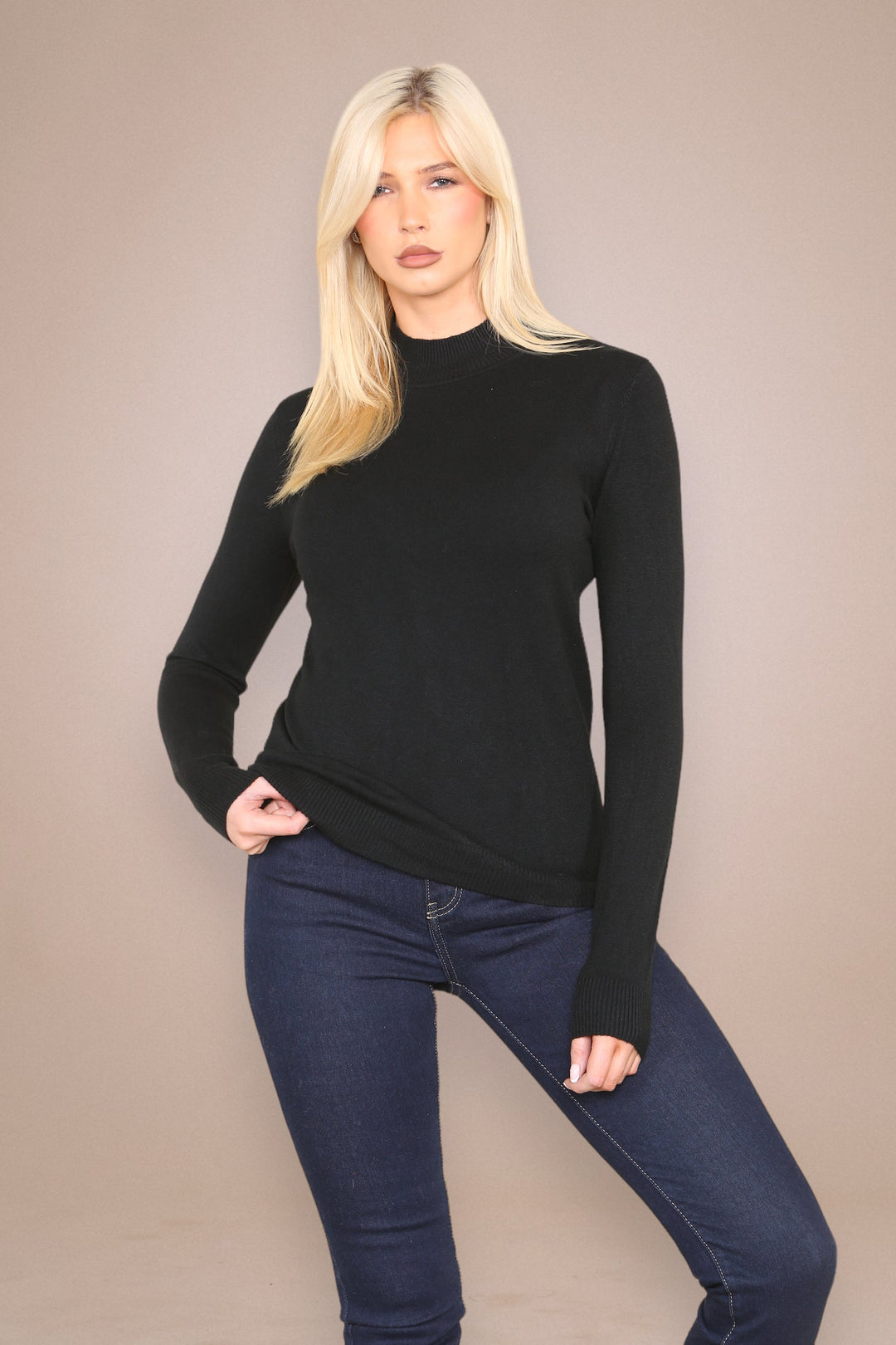 (2p. Pack) Classic Turtle Neck Knit Sweater - jqwholesale.com