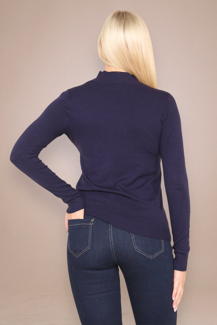 (2p. Pack) Classic Turtle Neck Knit Sweater - jqwholesale.com