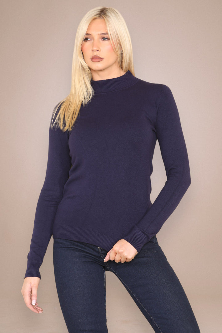 (2p. Pack) Classic Turtle Neck Knit Sweater - jqwholesale.com