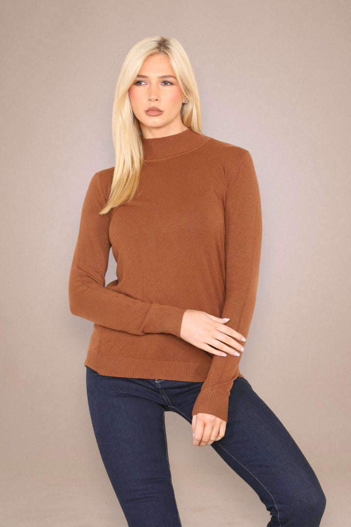 (2p. Pack) Classic Turtle Neck Knit Sweater - jqwholesale.com