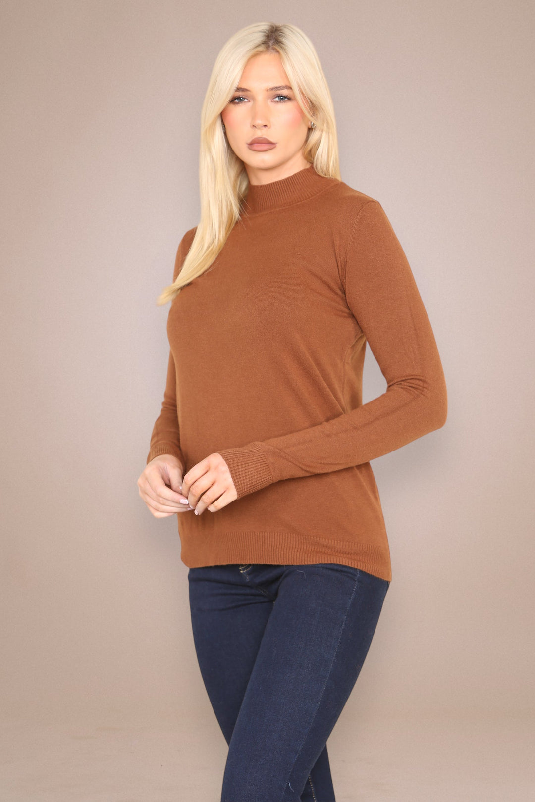 (2p. Pack) Classic Turtle Neck Knit Sweater - jqwholesale.com