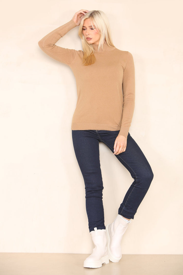 (2p. Pack) Classic Turtle Neck Knit Sweater - jqwholesale.com
