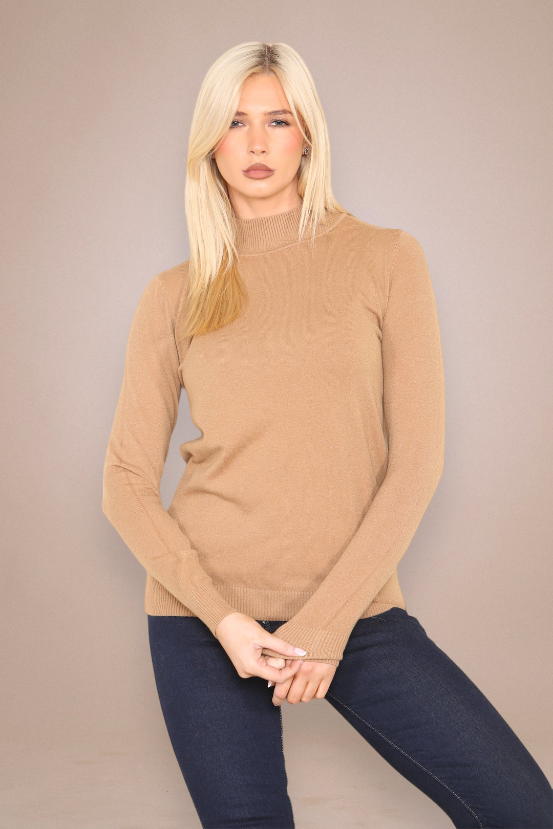 (2p. Pack) Classic Turtle Neck Knit Sweater - jqwholesale.com