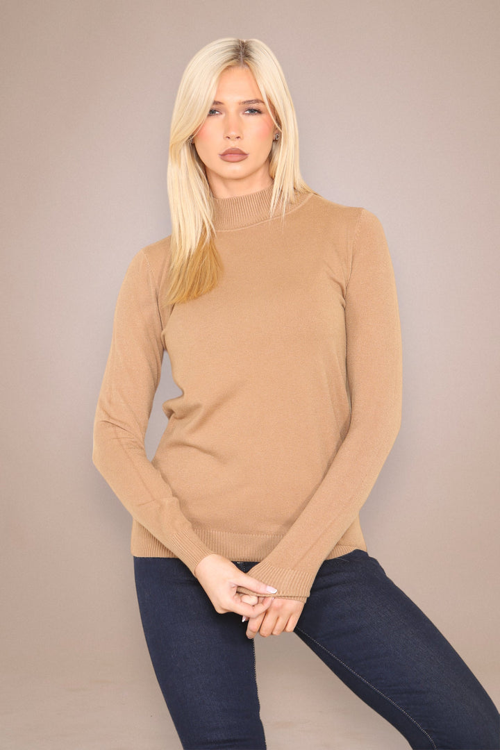 (2p. Pack) Classic Turtle Neck Knit Sweater - jqwholesale.com