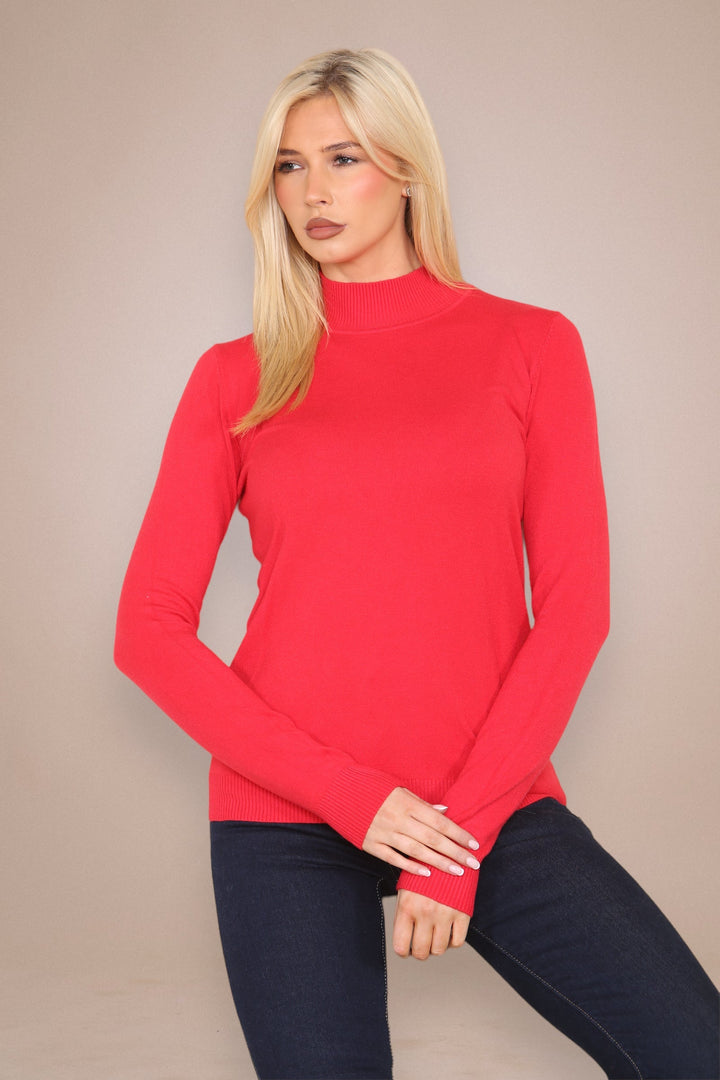 (2p. Pack) Classic Turtle Neck Knit Sweater - jqwholesale.com
