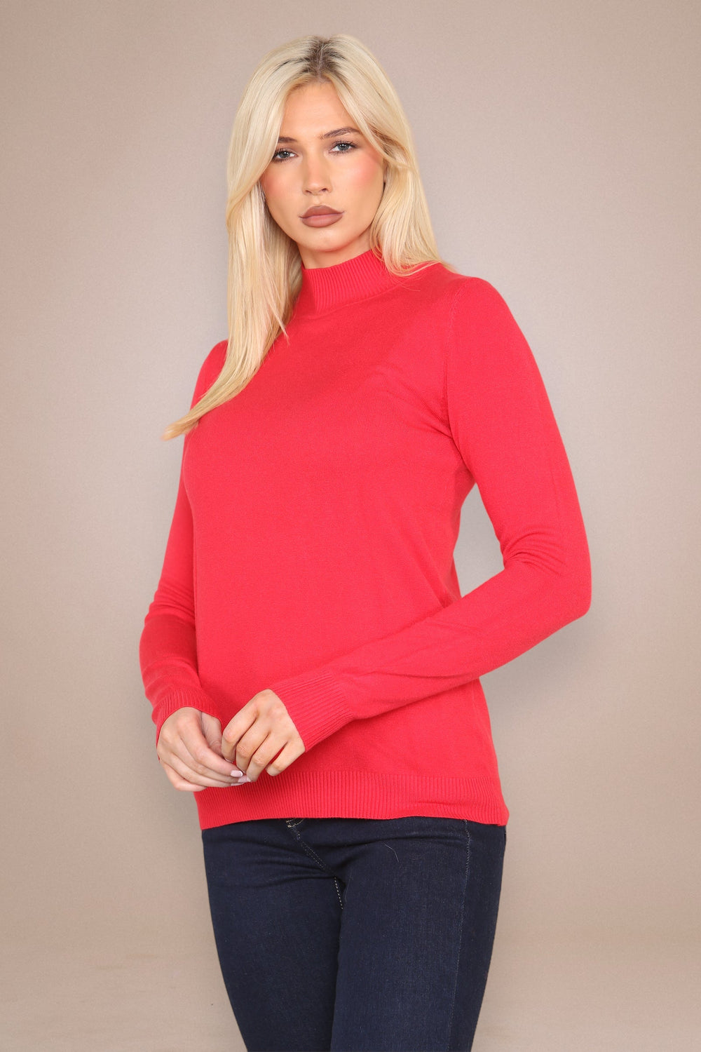 (2p. Pack) Classic Turtle Neck Knit Sweater - jqwholesale.com