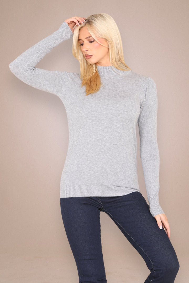 (2p. Pack) Classic Turtle Neck Knit Sweater - jqwholesale.com