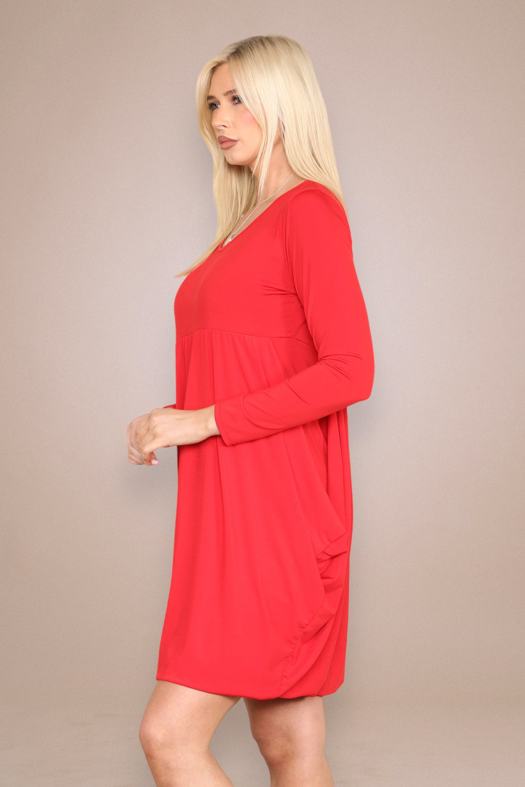 KM Plain Magic Dress - jqwholesale.com