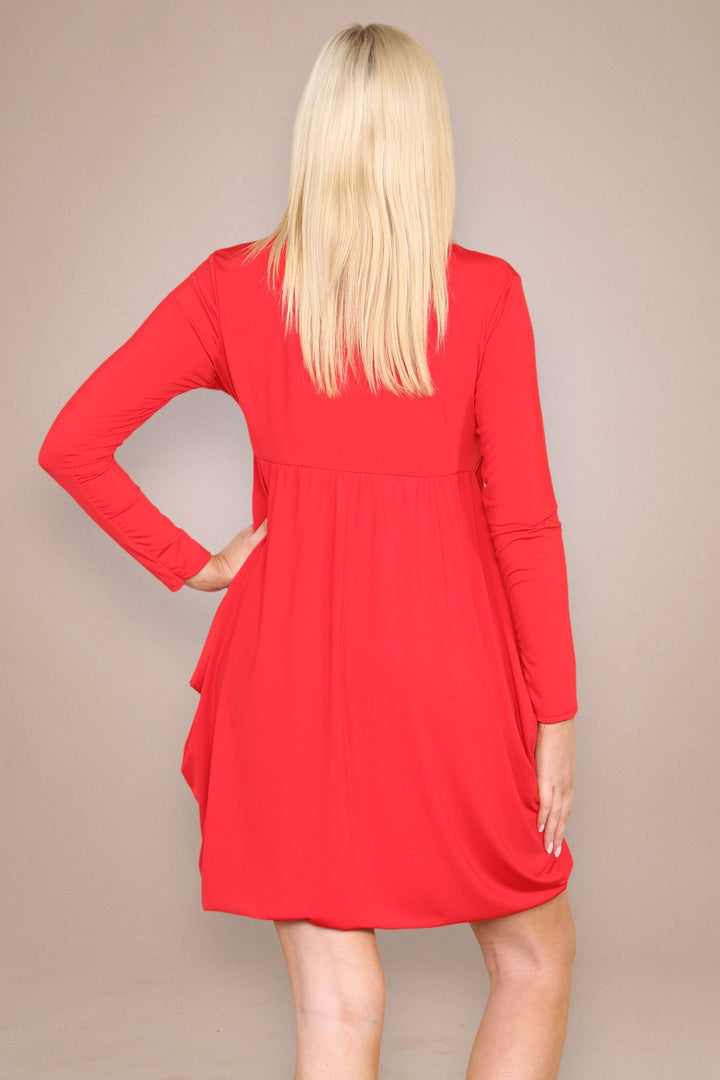 KM Plain Magic Dress - jqwholesale.com
