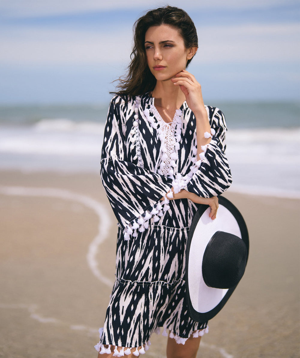 Kova Dress - Black/White - jqwholesale.com