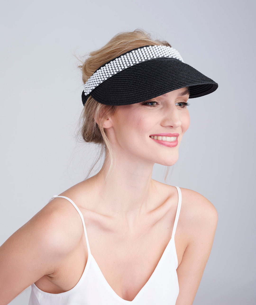 Lorena Visor - Black - jqwholesale.com