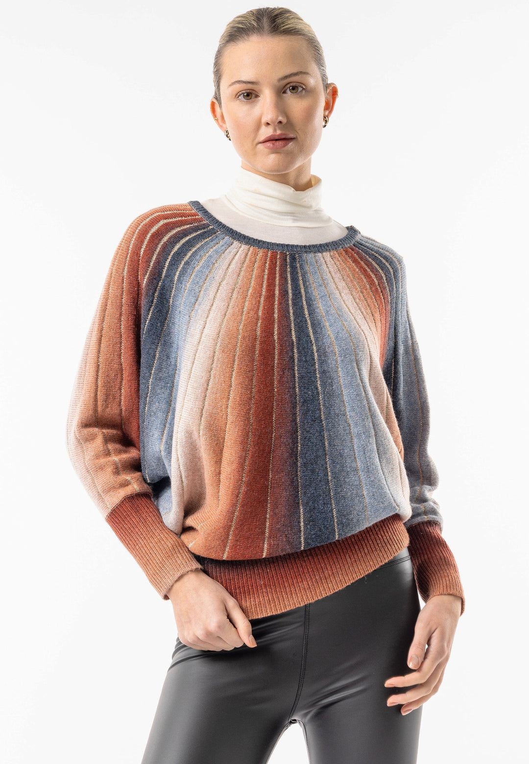 (3P. PACK) Californian Batwing Knit Jumper - jqwholesale.com