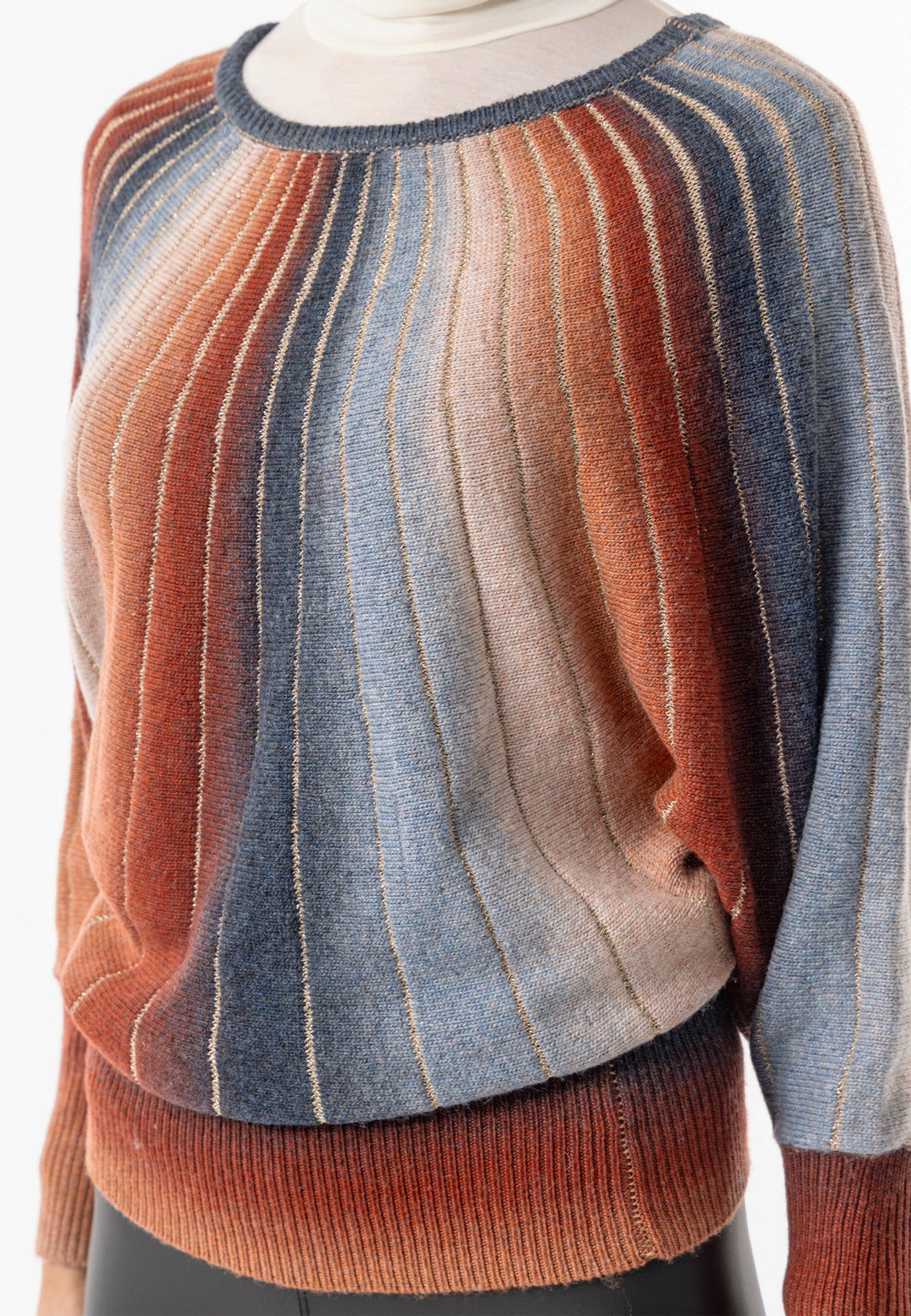 (3P. PACK) Californian Batwing Knit Jumper - jqwholesale.com