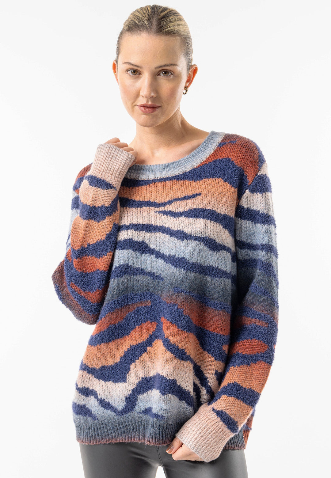 (3P. PACK) Californian Crew Neck Knit Jumper - jqwholesale.com