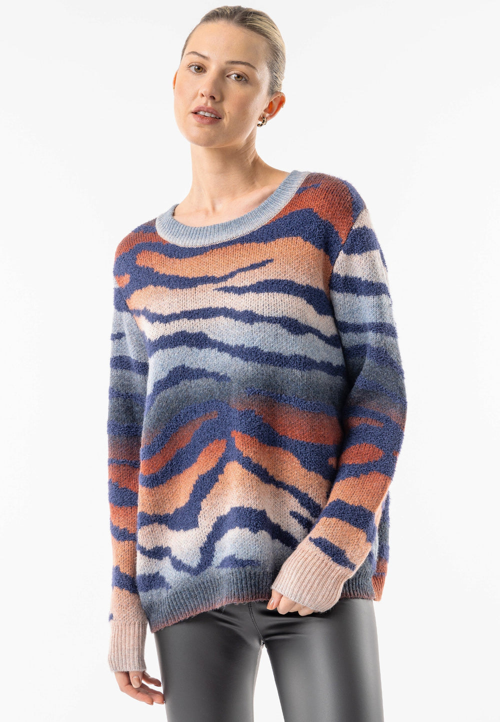 (3P. PACK) Californian Crew Neck Knit Jumper - jqwholesale.com