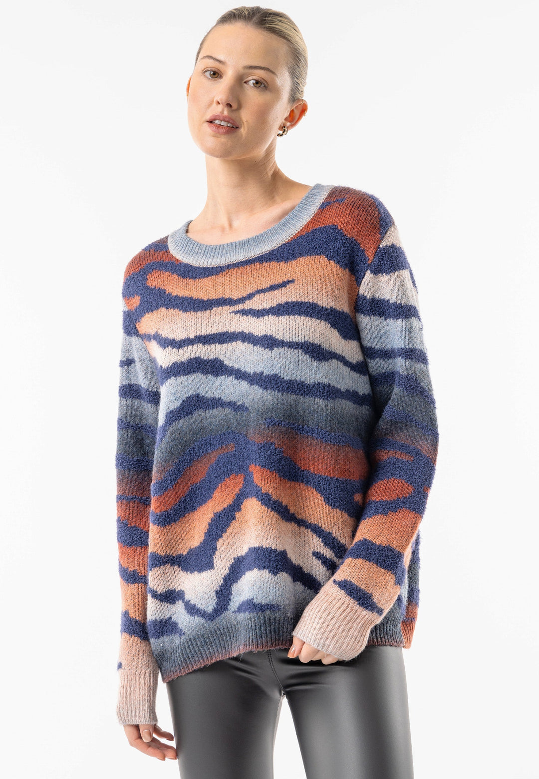 (3P. PACK) Californian Crew Neck Knit Jumper - jqwholesale.com