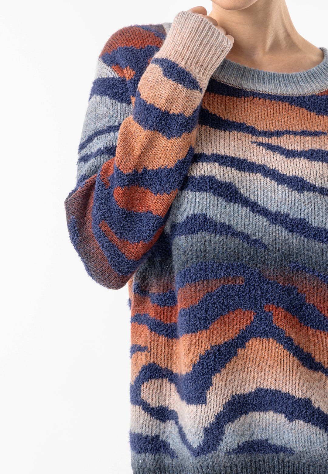 (3P. PACK) Californian Crew Neck Knit Jumper - jqwholesale.com