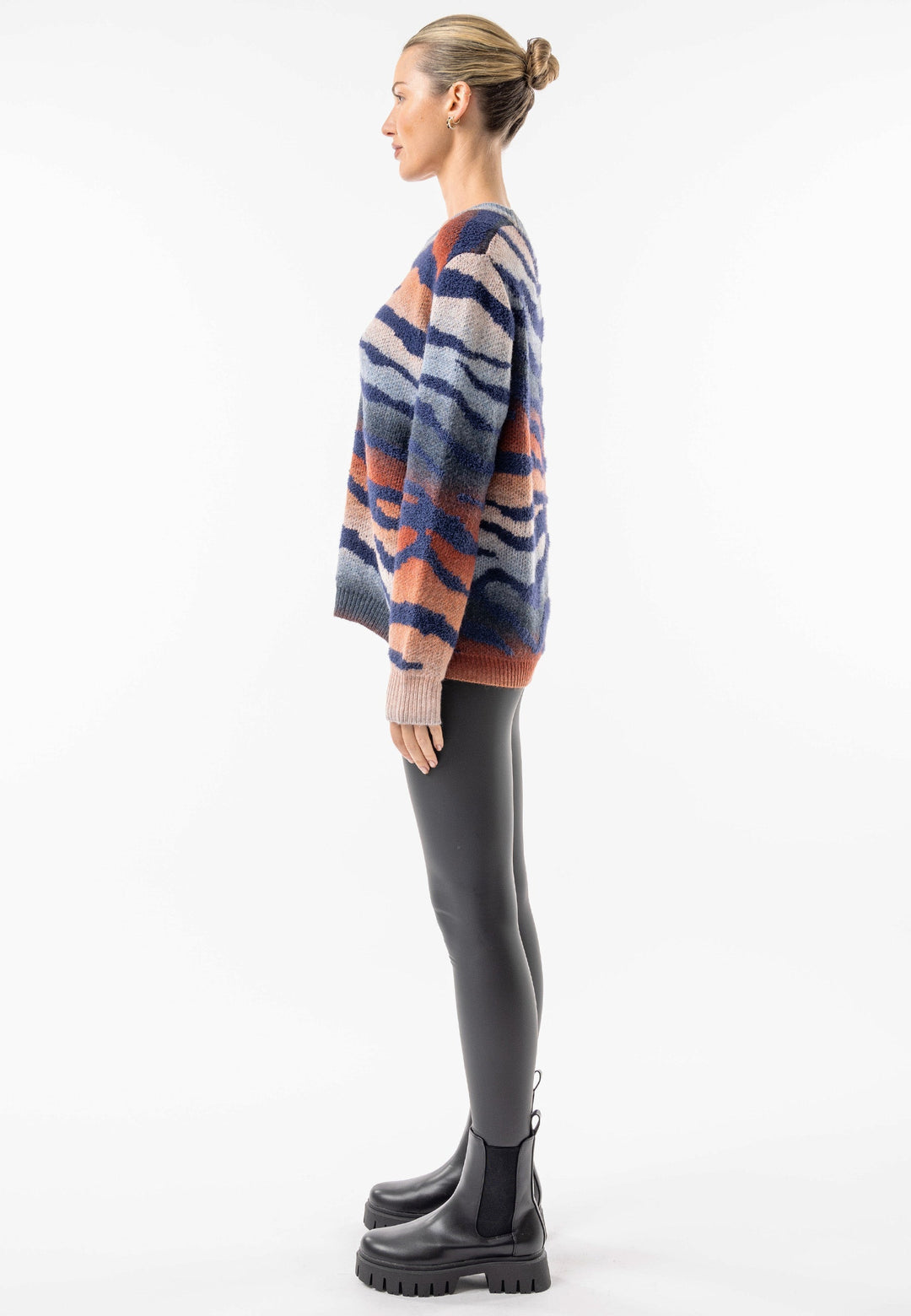 (3P. PACK) Californian Crew Neck Knit Jumper - jqwholesale.com