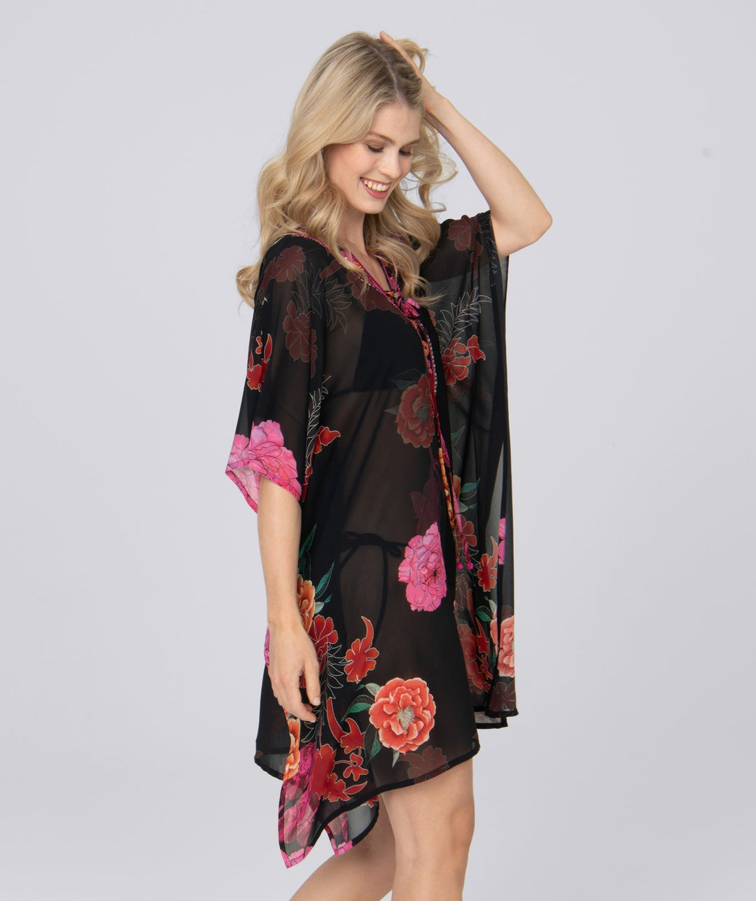 Milani Kaftan - Black - jqwholesale.com