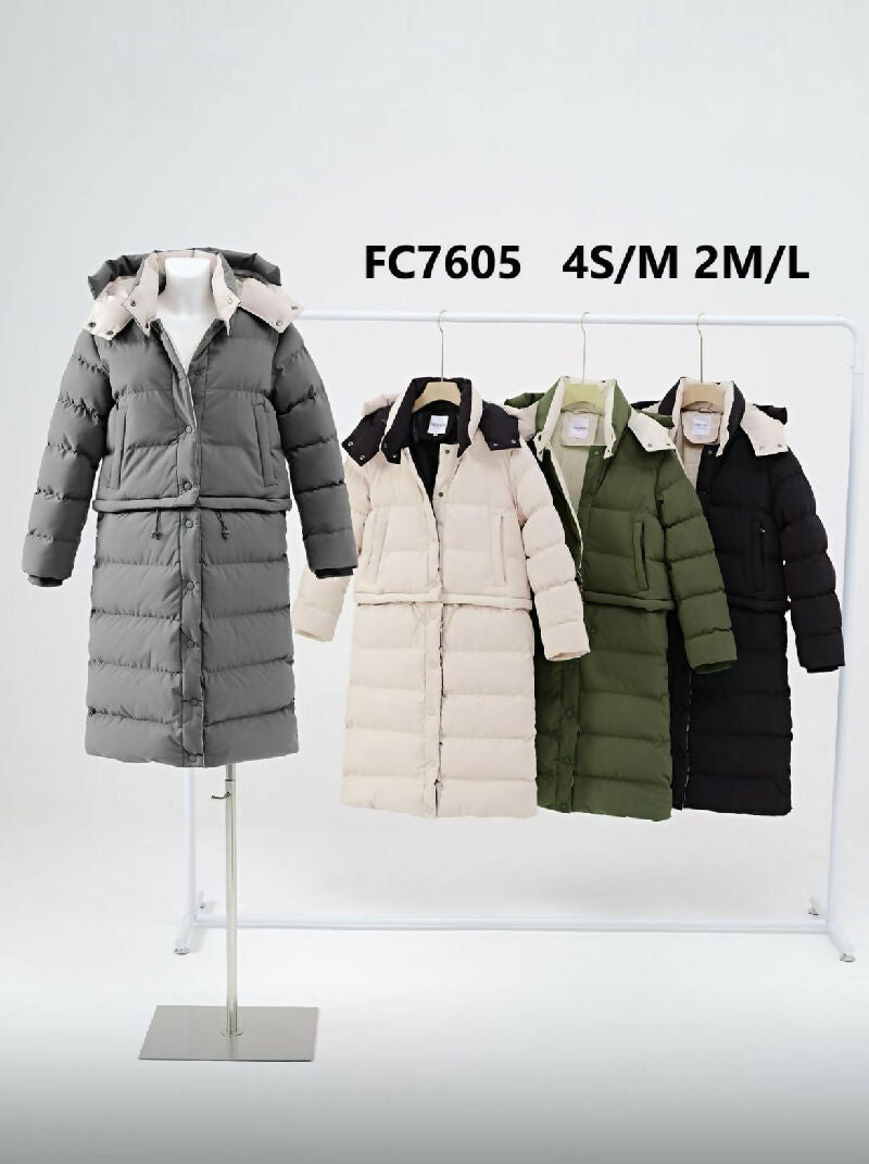 Longline Hooded Puffer Coat